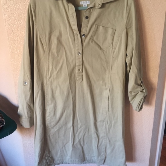 J Jill Live-In-Chico button up dress - Picture 1 of 2